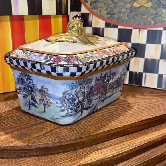 Mackenzie Childs MacLachlan Trinket Box Plus - Picture 11 of 15